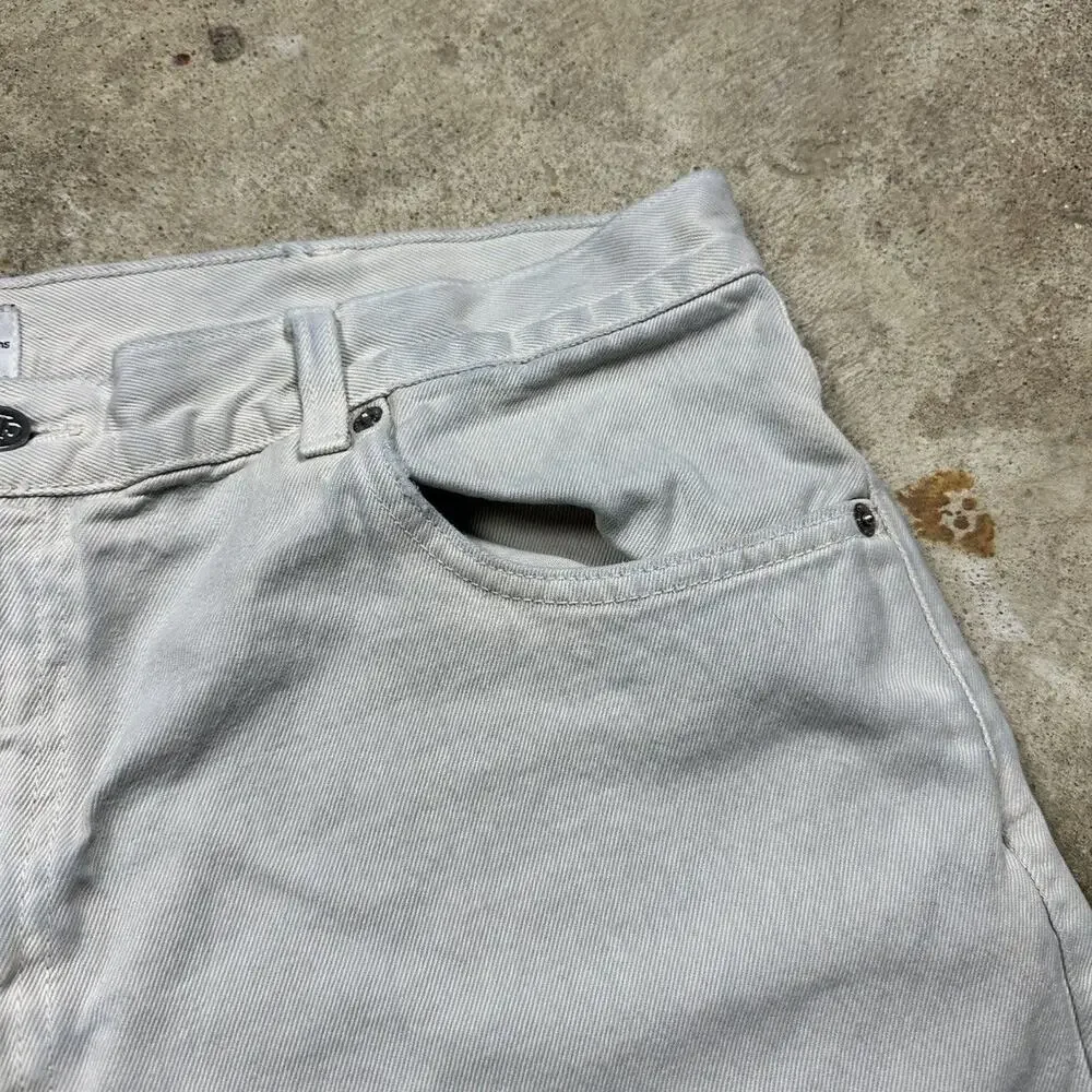 VTG Made in USA White Denim Calvin Klein Jeans Size 38x32